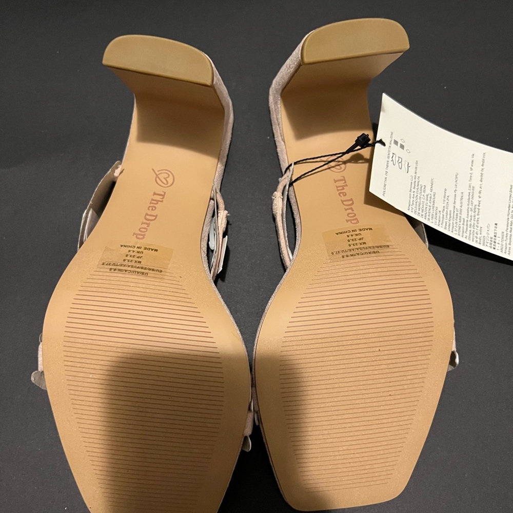 Chic Nude Heeled Sandals - Picture 3 of 7